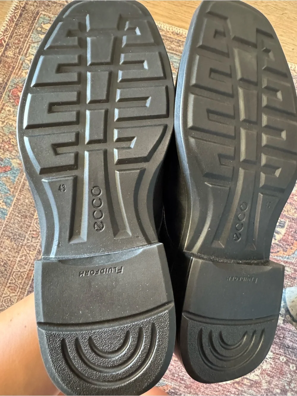 ECCO Helsinki 2.0 Bike Toe Derby Dress Shoes Black US 9-9.5 EU 43